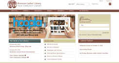 Desktop Screenshot of brewsterladieslibrary.org
