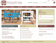 Tablet Screenshot of brewsterladieslibrary.org
